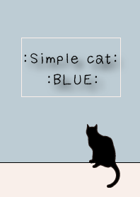 =SIMPLE CAT BLUE=
