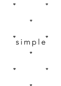 シンプルハート♡ブラック&ホワイト