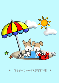It's summer! Wire Fox Terrier's Summer!!