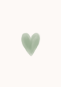HEART / BEIGE GREEN / PAINTS