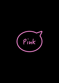 シンプル ブラック＆ピンク No.5