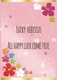 Hibiscus warna Pink / Beruntung