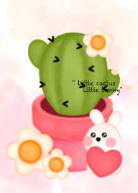 Cute cactus & bunny 2