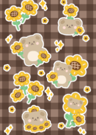 Baby bear sunflower v.6
