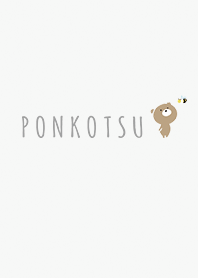 สีขาว: ธีม Ponkotsu ของหมี