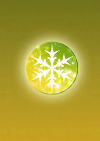 Winter button yellow