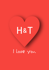 INITIAL -H&T- I Love you