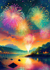 Beautiful Fireworks Theme#245