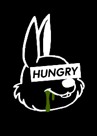 HUNGRY RABBIT -BLACK- THEME 55