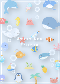blue Summer Days with Sea F...