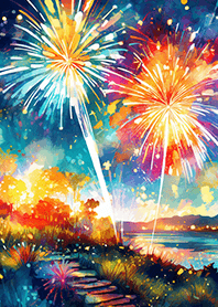 Beautiful Fireworks Theme#76