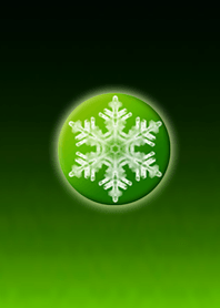 Winter button emerald