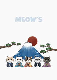 meow's new year / white