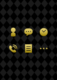 Gradation color icon(gold)