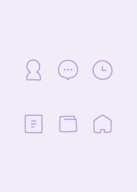 Simple icon purple
