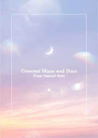 Crescent moon and stars #21