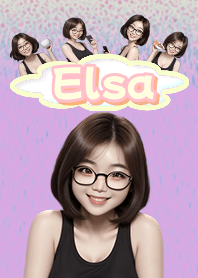 Elsa attractive girl purple03