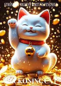 Wealth luck beckoning cat 12