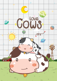 Cows Mini Galaxy White