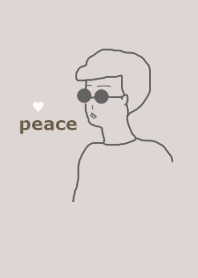 PEACE BOY (#08/gray beige)