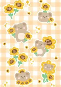 Baby bear sunflower v.7