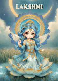 Lakshmi, riches and wishes come true.