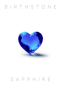 BIRTHSTONE* September * Sapphire *White