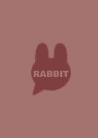 SIMPLE RABBIT -DULL PINK