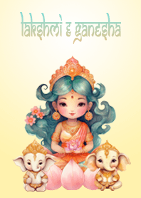 Lakshmi & Ganesha : Those born on Monday