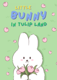 Little Bunny in Tulip Land 3