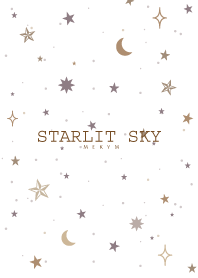 SIMPLE STAR-STARLIT SKY WHITE- 9
