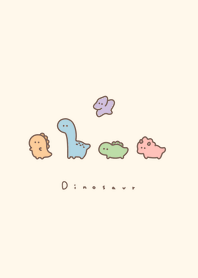 ไดโนเสาร์ตัวเล็ก : green pink beige