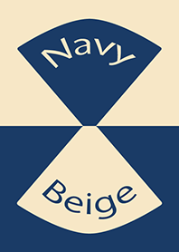 Navy & Beige Simple design 13