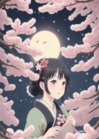 Musim Sakura Ukiyo-e fCBeM