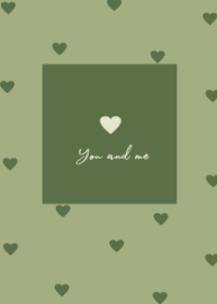 pattern_heart / beigegreen