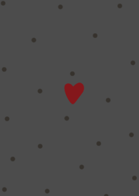 Adult polka dots and hearts.