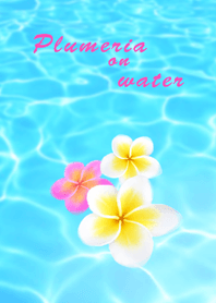 Plumeria on water