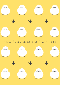 Snow Fairy Bird and Footprints/Yellow
