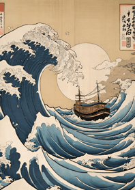 浮世絵 - 鯨 77beA7