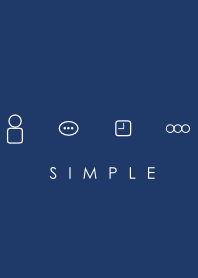 SIMPLE(navy blue)