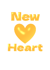 New Heart honeyyellow