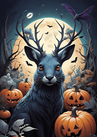 Halloween small animals ffE696