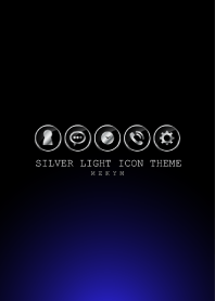 SILVER LIGHT ICON THEME -BLUE- 2