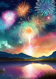 Beautiful Fireworks Theme#414