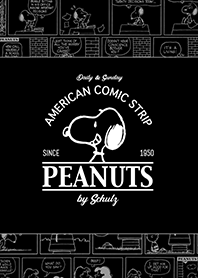 Snoopy Comic Strips (ดำ)