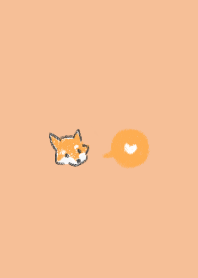 shiba inu dog simple theme