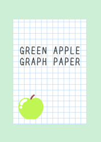 GREEN APPLE GRAPH PAPER-LIGHT MINT GREEN