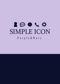 SIMPLE ICON Purple&Navy