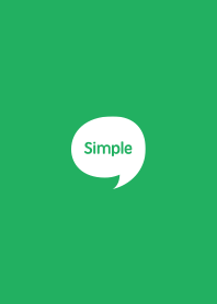 The Simple Speech bubble Green No.2-01