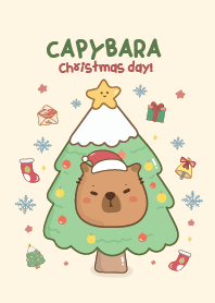 Christmas day! capybara :D